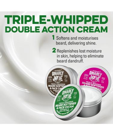 Gnarly Joe Beard Softener Gift Pack for Men (3 Jars All Scents). Triple-Whipped Combined Beard and Face Creams Multipack (All 3 Scents) - Buy Online on SooperMarket.com