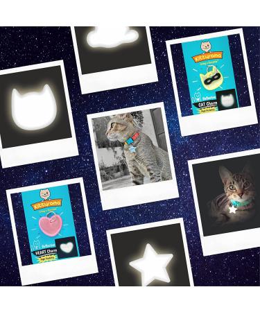 Kittyrama Reflective Cat Charm - Safety Cat Tag for High Visibility, Waterproof, Fits All Collars - Blue Ninja Style - Buy Online on SooperMarket.com