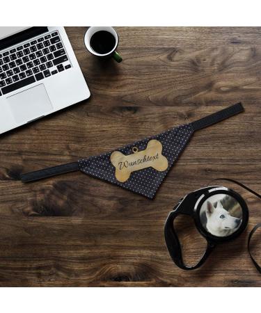 Buy printplanet Custom Dog Scarf with Name - Personalized Dog Scarf & Tag - Size M - Buy Online on SooperMarket.com