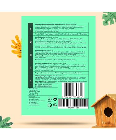 Torgenn Mealworms 2kg - Nutrient-Rich 100% Natural Wild Bird & Fish Food | GVO-Free Additive-Free - Buy Online on SooperMarket.com