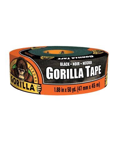 Gorilla Duct Tape, 1.88" x 50yd, Black 1 Pack