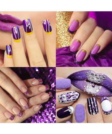 Sularpek 5Pcs Silicone Nail Art Acrylic Pen Brushes - Rhinestone Handle Double-Ended Nail Art Pen for 3D Design, Foil Carving, Drawing, and Dotting Tools - Buy Online on SooperMarket.com