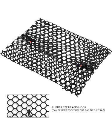 SF Mesh Bait Bag for Crab Traps & Catfishing - 9.8x7.4x0.4 (1Pack) - Buy Online on SooperMarket.com