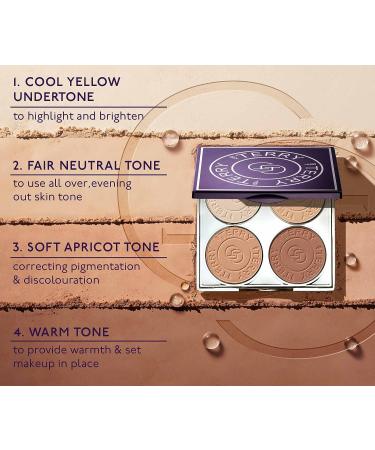By Terry Hyaluronic Hydra-Powder Palette N2 - Medium to Warm | 4-Shade Vegan Contour Palette for Flawless Complexion - Buy Online on SooperMarket.com