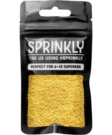 simply topps Gold Mini Sugar Pearls 30g (1mm Diameter) for Cake or Cupcake Decorations - Buy Online on SooperMarket.com
