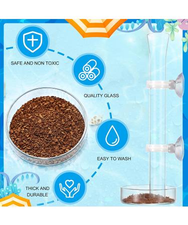 3-Piece Shrimp Feeding Set: Glass Shrimp Feeding Tube, Feeder Tube, and 2 Aquarium Feeding Dishes - Fish Tank Supplies - Buy Online on SooperMarket.com