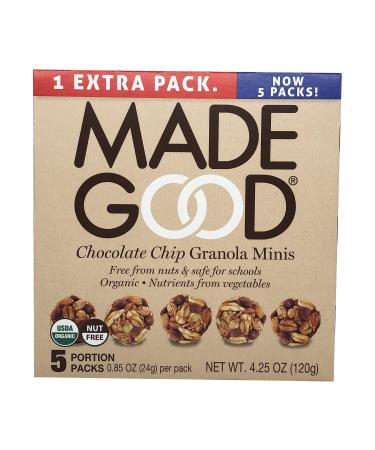 MADEGOOD Organic Chocolate Chip Granola Minis, 4.25 OZ
