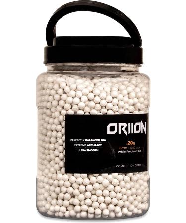 ORIION Airsoft BBS 6mm .12g & .20g Biodegradable High Precision Ammo | 5000 Rounds for AEGs, Pistols & Rifles - Buy Online on SooperMarket.com