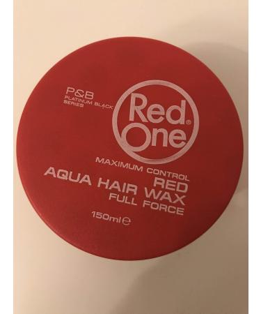 RedOne Maximum Control Aqua Hair Gel Wax RED Full Force 150ml 1 piece extra strong Strawberry 150 ml (1 pack)