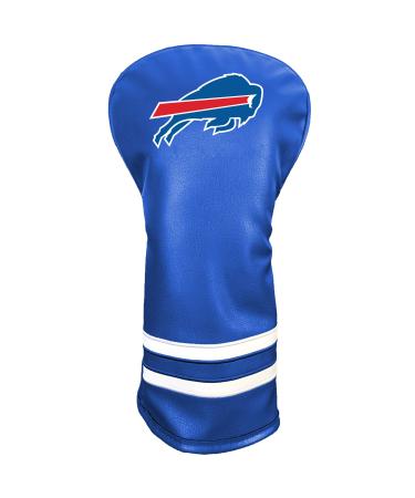 Team Golf NFL Vintage Driver Golf Club racket hood (printed) tailored design retro design with fleece feed for additional protection of the Buffalo Bill racket