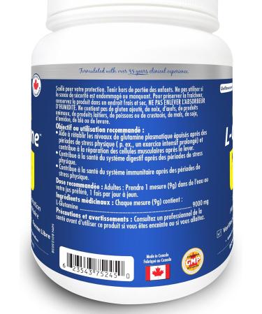 500g Naka Platinum ULTRA L-Glutamine MICRONIZED 9000 mg Supports Digestive Health Muscle Repair & Immune System Unflavoured Made in Canada - Buy Online on SooperMarket.com