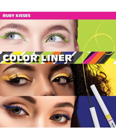 Ruby Kisses Neon Green Liquid Eyeliner - Water Resistant, Long Lasting - 3 ml - Buy Online on SooperMarket.com