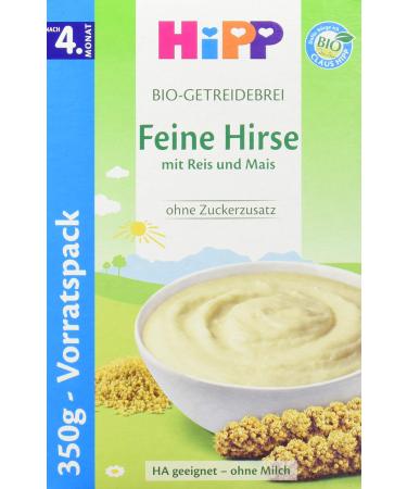 Hipp Organic Cereal Porridge Fine Millet with Rice and Corn 350 g