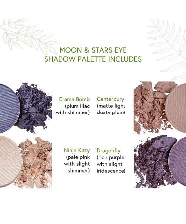 Honeybee Gardens 'Moon & Stars' Eye Shadow Palette - Natural, Gluten-Free, Vegan, Paraben-Free - Buy Online on SooperMarket.com