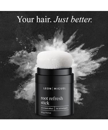 Leon Miguel Vegan Dry Shampoo Powder - Handbag Format for Volume & Freshness | 24h Root Refresh Stick - Buy Online on SooperMarket.com