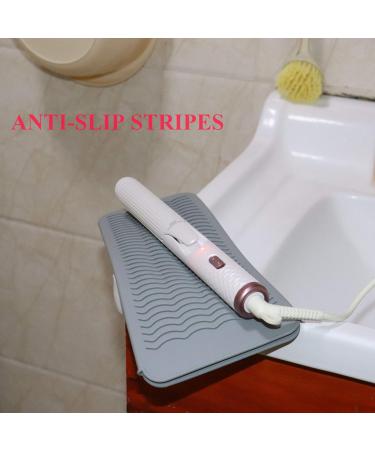 Heat Resistant Travel Hair Curler & Flat Iron Pouch Set | Cactus Silicone Mat Perfect for Global Shipping - Buy Online on SooperMarket.com