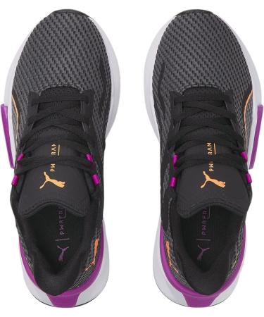 PUMA Women's Pwrframe TR Gymnastics Shoe - 41 EU Black/Deep Orchid/Neon Citrus - Best for Performance & Style - Buy Online on SooperMarket.com