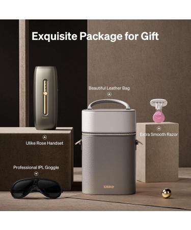 Ulike Rose IPL Hair Removal Device for Women & Men - Long-lasting, Nearly Painless Hair Removal with Skin Rejuvenation - Body, Face, Bikini - Buy Online on SooperMarket.com