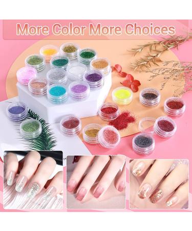 Cooserry 72 in 1 Acrylic Nail Kit - 24 Color Professional Set for Beginners | Complete Acrylic Nail Extension Tools - Buy Online on SooperMarket.com