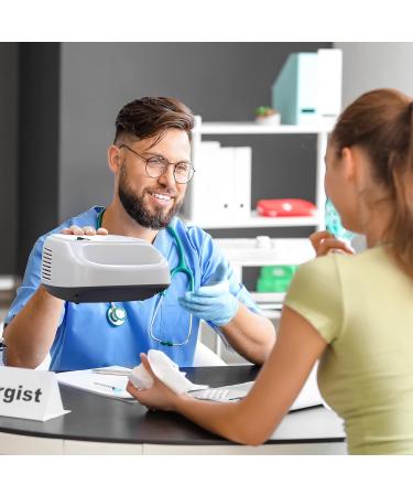 Desktop Compressor Nebulizer Machine for Adults and Kids - Home Use with Tubing and Mouthpiece - Buy Online on SooperMarket.com