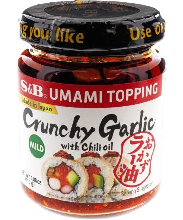 S&B Chili Oil with Crunchy Garlic, 3.9 Ounce 3.9 Ounce (Pack of 1)