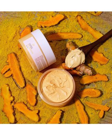 Face Mask - Turmeric Vitamin C Mask - Clay Mask Face for Cleanses Acne and Dark Spots Pores Reducing Face Masks Beauty 120 g - Buy Online on SooperMarket.com