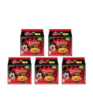 Samyang Buldak Stew Type Hot Chicken Noodle Challenge Ramen (Pack of 25) by CNMART