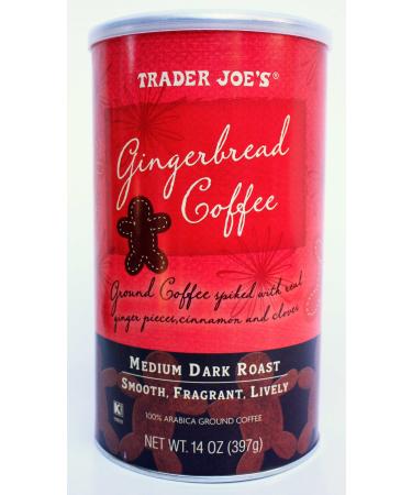 Trader Joe's Gingerbread Coffee - 14oz (397g) gingerbread 14 Ounce (Pack of 1)