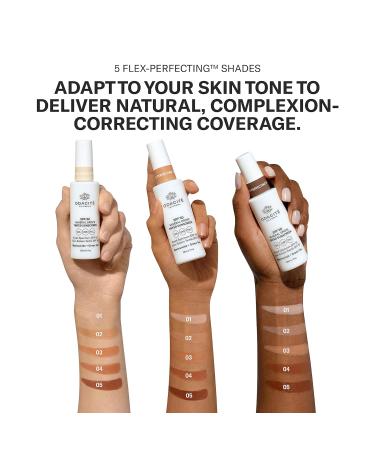 SPF 50 Flex-Perfecting Tinted Mineral Drops Sunscreen - Shade 02 1 Fl Oz (Pack of 1) - Broad Spectrum UV Protection for All Skin Types - Buy Online on SooperMarket.com
