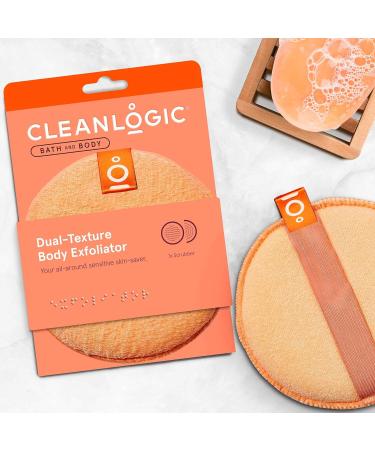 Cleanlogic Exfoliating Round Dual Texture Body Scrubber - Pack of 12 - Buy Online on SooperMarket.com
