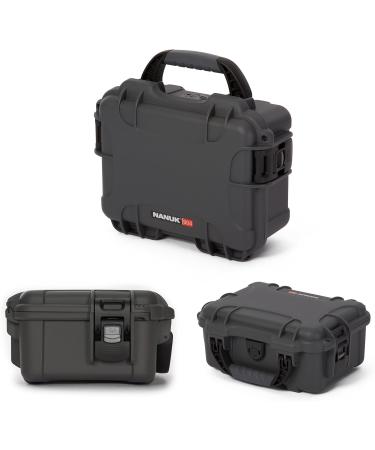 Nanuk 904 Waterproof Hard Case with Cubed Foam Insert - Graphite | Durable Protection for Valuables - Buy Online on SooperMarket.com