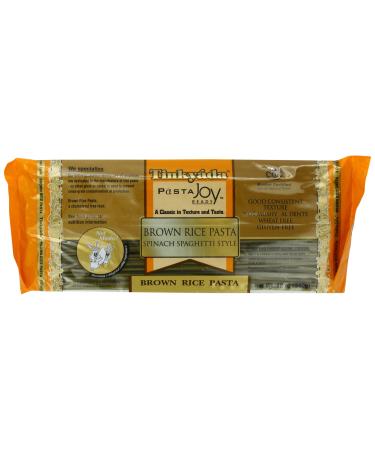 Tinkyada Brown Rice Pasta, Spaghetti with Spinach, 12 Ounce (Pack of 12) Spaghetti with Spinach 12 Ounce (Pack of 12)