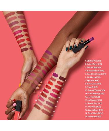 REVLON ColorStay Suede Ink Lipstick - Waterproof Matte Lip Color with Primer and Vitamin E - Smudgeproof Formula - 009 In Charge (Pack of 1) - Buy Online on SooperMarket.com