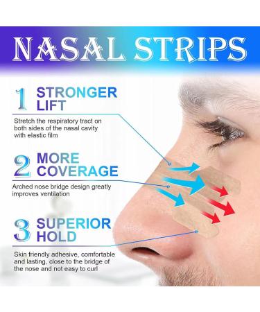 Anti-Snoring Nasal Strips for Better Breathing and Improved Sleep Comfort - Buy Online on SooperMarket.com