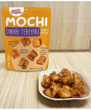 Sun Tropics Mochi Snack Bites Variety Pack - Gluten Free, Dairy Free, Crunchy Snack - 3.5 oz (6 Pack) - Buy Online on SooperMarket.com