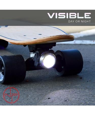 OPTIKS 210 Bike Lights Set - Front and Back USB Rechargeable LED for Skateboard, Longboard, Bicycles - Bright Visibility - Buy Online on SooperMarket.com
