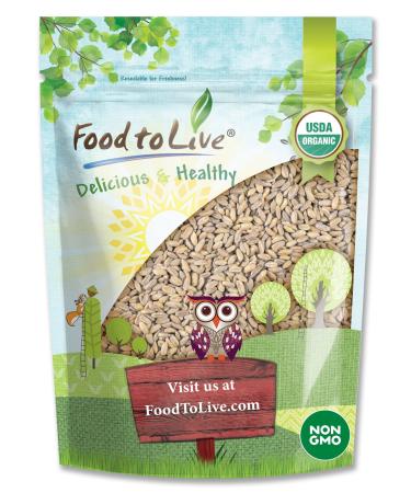 Organic Spelt Berries, 5 Pounds  Non-GMO, Whole Grain, Non-Irradiated, Vegan Superfood, Bulk, Product of the USA 5 Pound (Pack of 1)
