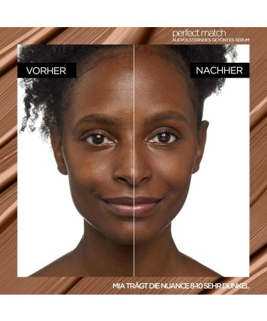 L'Or al Paris Tinted Serum - Nourishing Liquid Foundation with Hyaluronic Acid | Perfect Match No. 1-2 Very Light-Light | 30 ml - International Shipping - Buy Online on SooperMarket.com