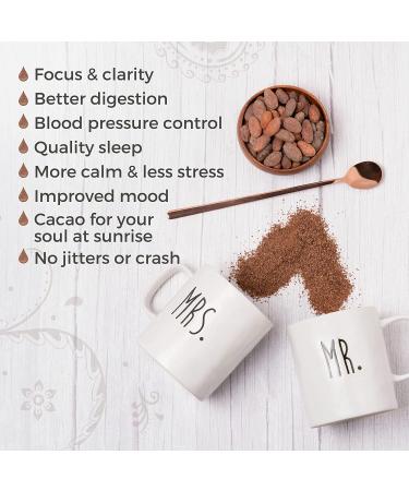 Choffy Brewed Cacao Coffee Alternative Substitute - 10 Oz Nigeria Dark Roast Flavor | Caffeine-Free Rich Chocolate Drink for Dark Chocolate Lovers - Nutrient-Rich Mood & Energy Booster | 10 Ounce Pack - Buy Online on SooperMarket.com