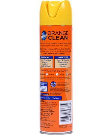 Pledge Wood Polish Orange 9.7oz - Premium Care for Your Furniture | International Shipping Available - Buy Online on SooperMarket.com