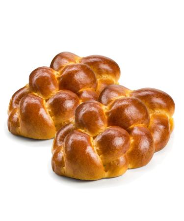 Stern's Bakery Kosher Challah Bread-15 Ounce Traditional Braided Challah | Fresh & Delicious | Shabbat Challah Breads Great for your Holiday or Shabbat Table | 2-3 Day Shipping  2 Challah Breads Per Pack (Long Braided Ch