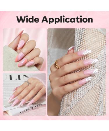 Modelones Nude Glitter Pink Builder Nail Gel - 8-in-1 Strengthener & Extension Gel - 15ML Bottle - Ideal Gift for Women - Buy Online on SooperMarket.com