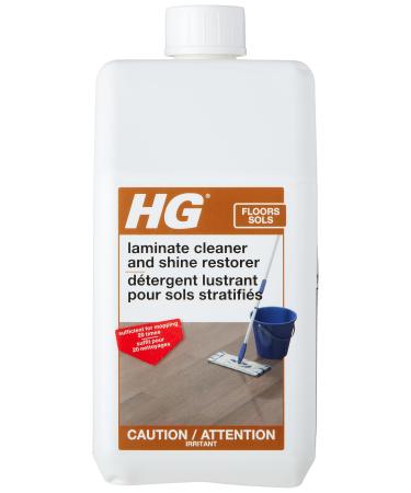 HG Laminate Gloss Cleaner 1L - Cleans and Shines All Types of Laminate Floors - Safe for Regular Use - Fresh-smelling