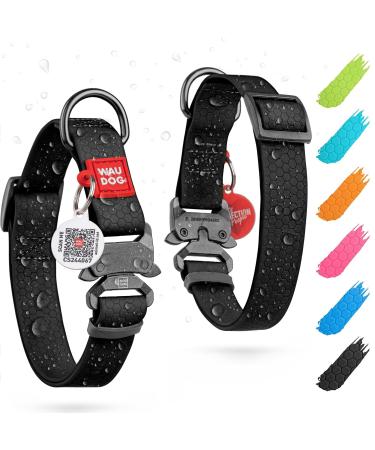 Waudog collar dog waterproof adjustable dog collar big dogs - dog collar medium -sized dog dog collars small dogs collars & puppy collar