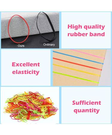 760Pcs Mini Color Elastic Hair Ties Set with Hair Elastic Bands Remover and Tie Cutter - Rubber Hair Band Remover for Girls and Women - 762 Piece Set - Buy Online on SooperMarket.com