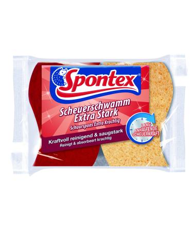 Spontex scouring sponge extra strong 2-pack scouring sponge extra strong 2-pack