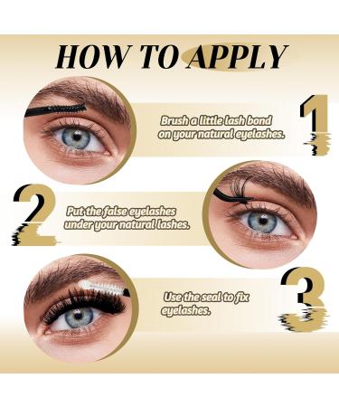 Veleasha 80D Fluffy Lash Clusters - 192PCS D Curl Volume Eyelash Extensions 10-18mm - Soft DIY Cluster Lashes for Home Use - Buy Online on SooperMarket.com