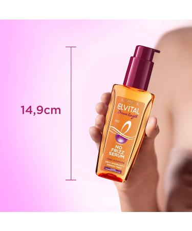 LOr al Paris Elvital - Silicone-free hair serum heat protection for long and unruly hair leave-in hair oil with vegetable proteins and cocoa butter serum - Buy Online on SooperMarket.com