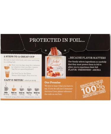 Bigelow Salted Caramel Black Tea 108 Tea Bags (Pack of 6) - Caffeinated Salted Caramel Blend - Buy Online on SooperMarket.com