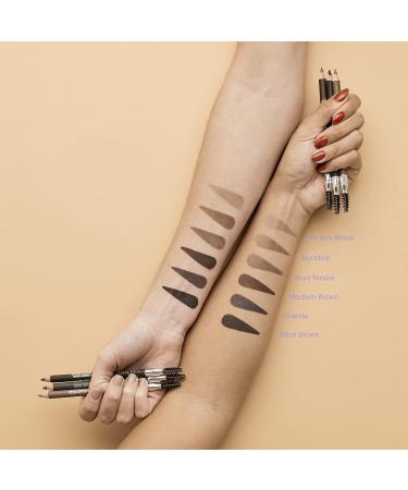 Marcelle Accent Eyebrow Crayon Medium Brown 2-in-1 Eyebrow Pencil Rich Matte Colour Smooth & Easy Application Hypoallergenic Fragrance-Free Cruelty-Free 1.05 g - Buy Online on SooperMarket.com